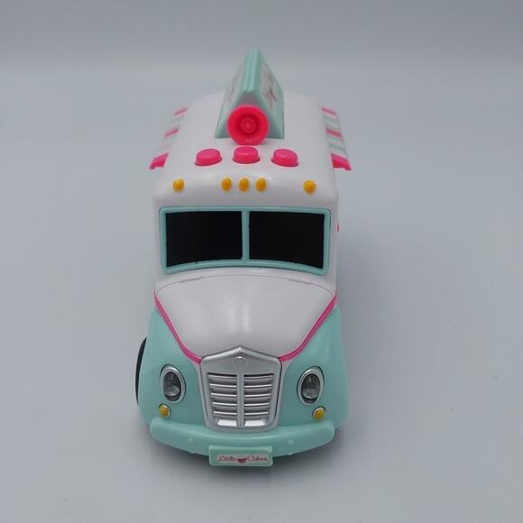 MAXX ACTION ICE‎ CREAM TRUCK TOY FRICTION MOTOR LIGHTS & SOUNDS (RUBBER TIRES) - Picture 2 of 6